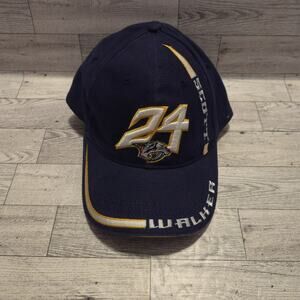 RARE Embroidered NHL Scott Walker #24 Nashville Predator Strapback Hat
